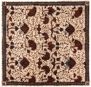 Collectie NMvWereldculturen, RV-847-116, Batikpatroon, 'Sorasari gumyur', voor 1891