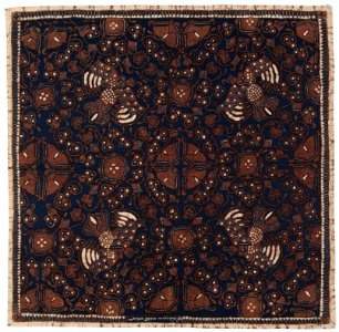 Collectie NMvWereldculturen, RV-847-23, Batikpatroon, 'Endol-endol', voor 1891