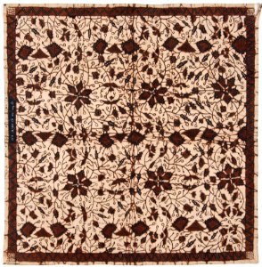 Collectie NMvWereldculturen, RV-847-17, Batikpatroon, 'Campur bawur', voor 1891