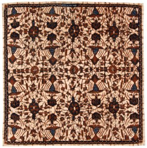 Collectie NMvWereldculturen, RV-847-30, Batikpatroon, 'Cempaka gondok', voor 1891