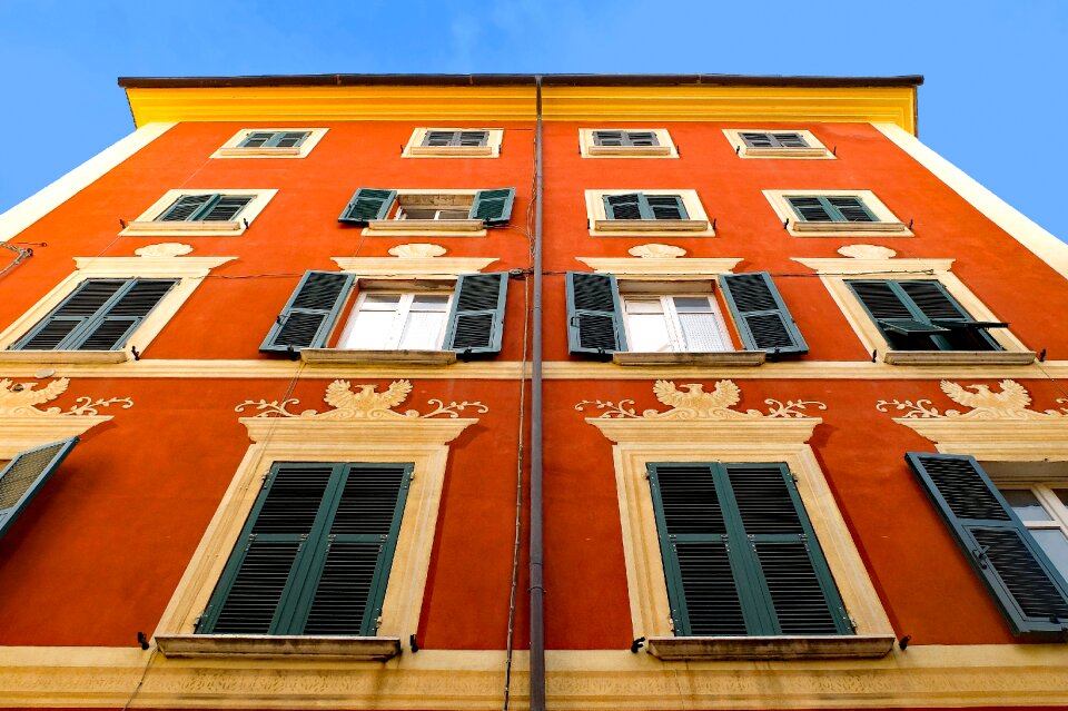 Architecture colorful lerici