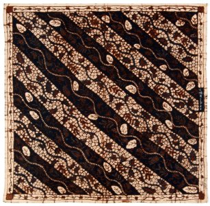 Collectie NMvWereldculturen, RV-847-19, Batikpatroon, 'Blabagan gringsing', voor 1891