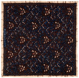 Collectie NMvWereldculturen, RV-847-41, Batikpatroon, 'Semen gabah sinawur', voor 1891