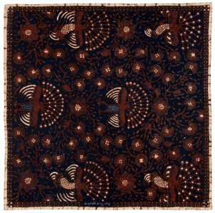 Collectie NMvWereldculturen, RV-847-26, Batikpatroon, 'Peksi kepet', voor 1891