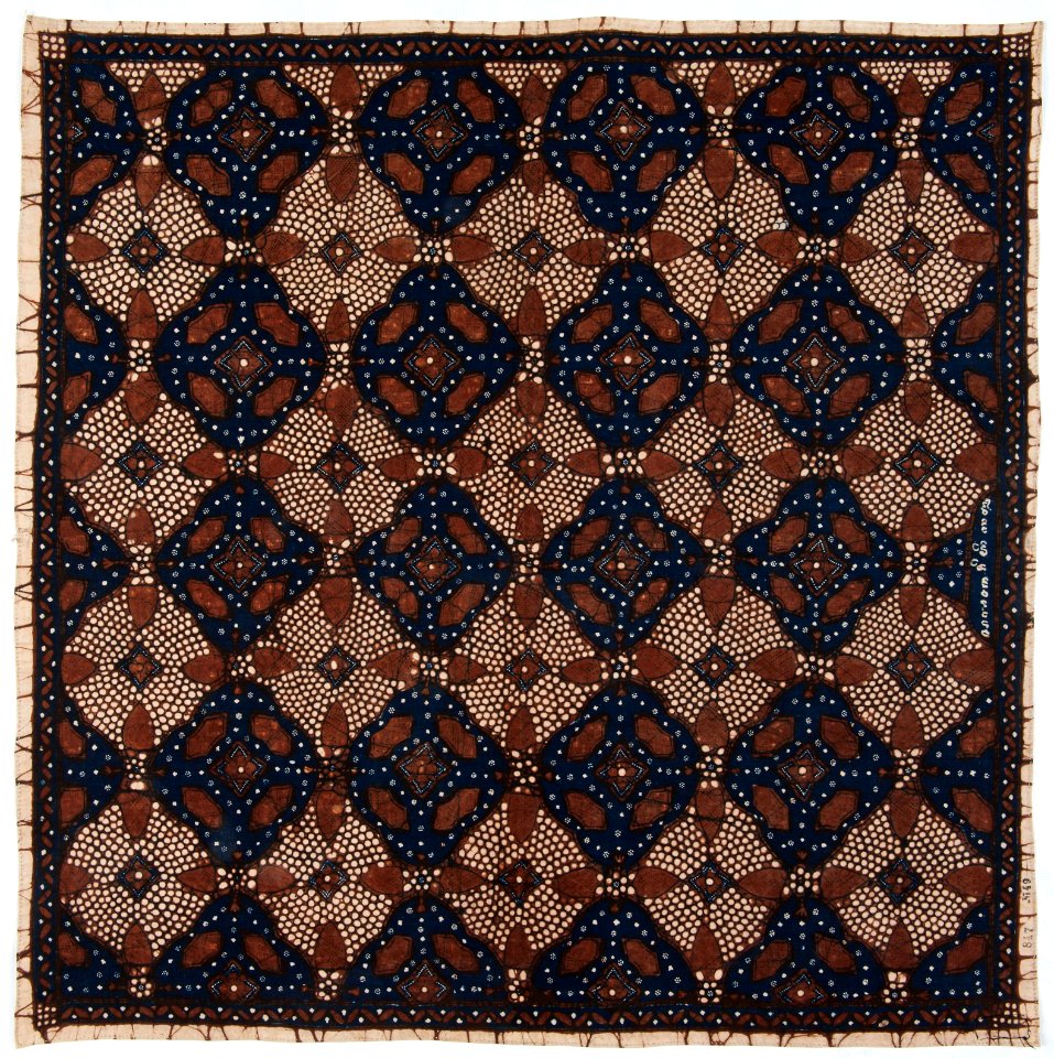 Collectie NMvWereldculturen, RV-847-49, Batikpatroon, 'Salak ing tegal', voor 1891