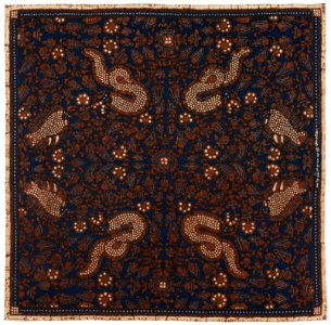 Collectie NMvWereldculturen, RV-847-42, Batikpatroon, 'Lung adas', voor 1891