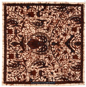 Collectie NMvWereldculturen, RV-847-33, Batikpatroon, 'Semen gede sawat garuda', voor 1891