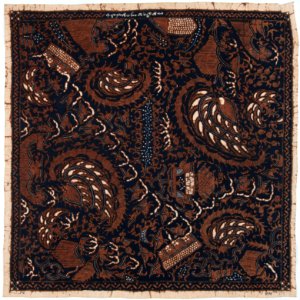 Collectie NMvWereldculturen, RV-847-56, Batikpatroon, 'Semen rama', voor 1891
