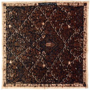 Collectie NMvWereldculturen, RV-847-53, Batikpatroon, 'Semen jalengut', voor 1891