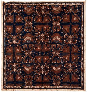 Collectie NMvWereldculturen, RV-847-60, Batikpatroon, 'Lung pacar', voor 1891