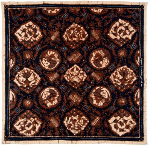 Collectie NMvWereldculturen, RV-847-64, Batikpatroon, 'Terang wulan', voor 1891