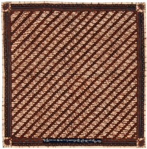 Collectie NMvWereldculturen, RV-847-82, Batikpatroon, 'Parang rusak klitik', voor 1891