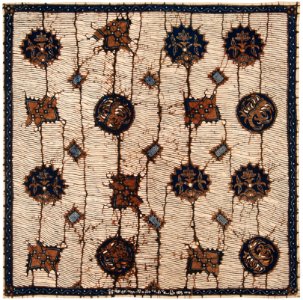 Collectie NMvWereldculturen, RV-847-96, Batikpatroon, 'Peksi kurung', voor 1891