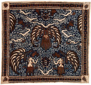 Collectie NMvWereldculturen, RV-847-93, Batikpatroon, 'Semen sandi', voor 1891