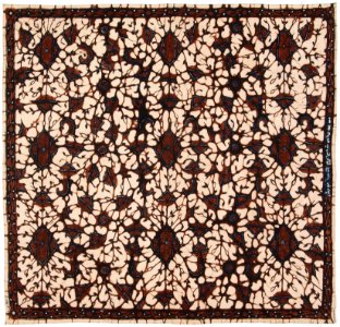 Collectie NMvWereldculturen, RV-847-91, Batikpatroon, 'Sembagen calumpring', voor 1891