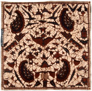 Collectie NMvWereldculturen, RV-847-95, Batikpatroon, 'Semen candra', voor 1891