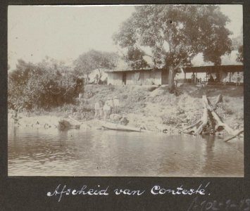 Collectie NMvWereldculturen, RV-A102-1-131, 'Afscheid van Contesté'. Foto- G.M. Versteeg, 1903-1904