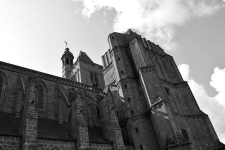 Cathedral architecture brittany photo