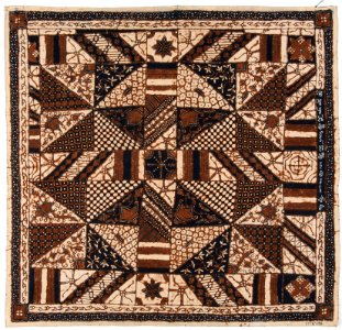 Collectie NMvWereldculturen, RV-847-113, Batikpatroon, 'Tambal kanoman', voor 1891