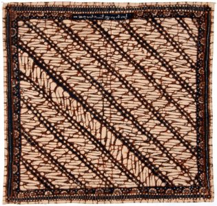 Collectie NMvWereldculturen, RV-847-117, Batikpatroon, 'Parang rusak putri', voor 1891