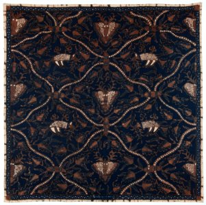 Collectie NMvWereldculturen, RV-847-25, Batikpatroon, 'Peksi kurung', voor 1891