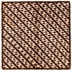 Collectie NMvWereldculturen, RV-847-29, Batikpatroon, 'Parang pakis', voor 1891