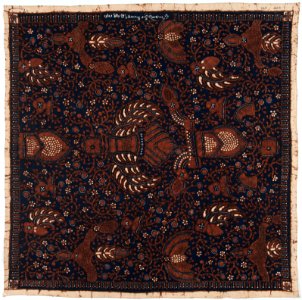 Collectie NMvWereldculturen, RV-847-58, Batikpatroon, 'Sokarini', voor 1891