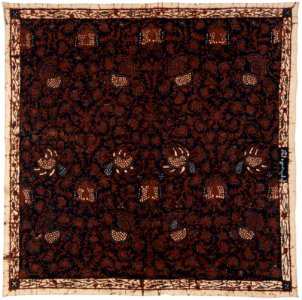 Collectie NMvWereldculturen, RV-847-69, Batikpatroon, 'Teluki', voor 1891