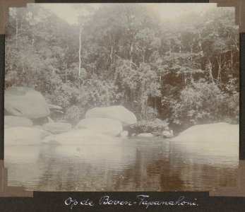 Collectie NMvWereldculturen, RV-A103-1-152, 'Op de Boven Tapanahoni'. Foto- G.M. Versteeg, 1904