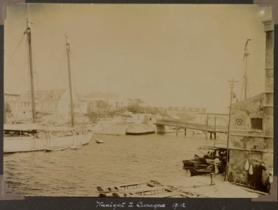 Collectie NMvWereldculturen, RV-A103-1-238, 'Wadigat te Curaçao'. Foto- G.M. Versteeg, 17 december 1904