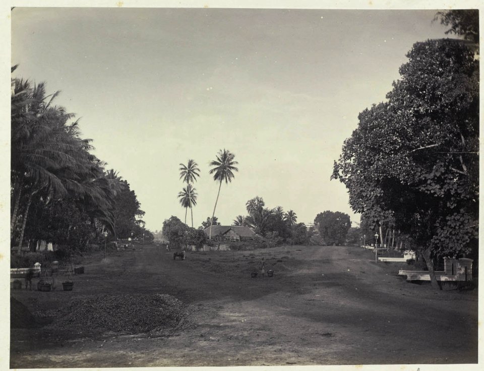 Collectie NMvWereldculturen, RV-A42-1-17, Foto, 'Parapattan in Batavia', fotograaf Woodbury & Page, ca. 1875