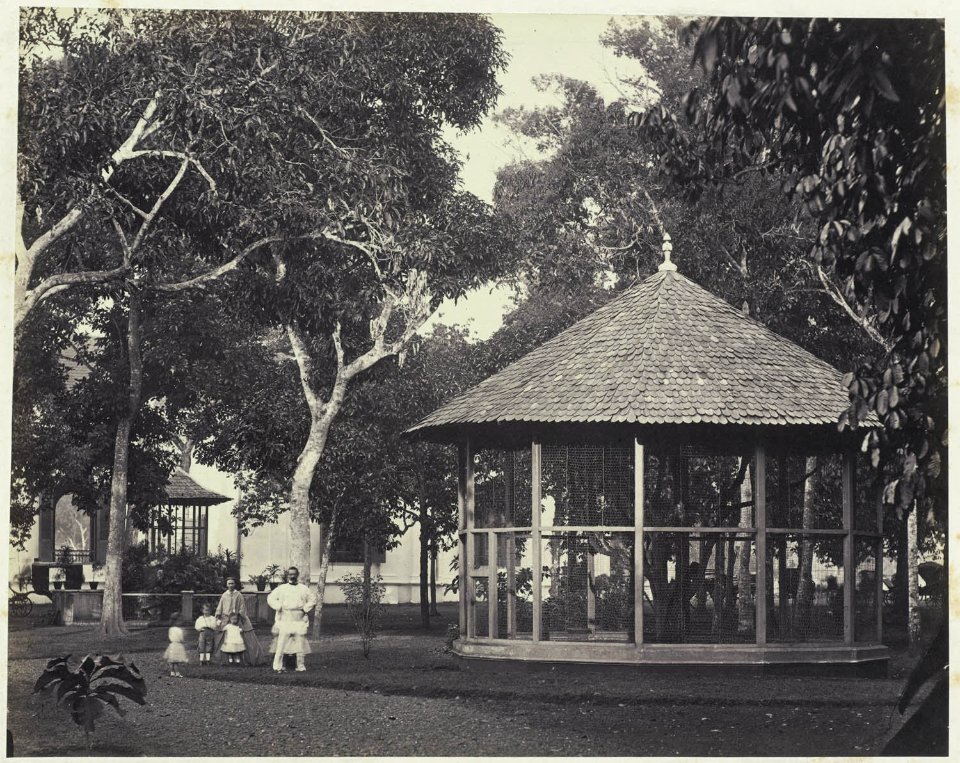 Collectie NMvWereldculturen, RV-A42-1-39, Foto, 'Batavia, Jardin Zoölogique', fotograaf Woodbury & Page, ca. 1875