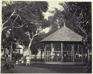 Collectie NMvWereldculturen, RV-A42-1-39, Foto, 'Batavia, Jardin Zoölogique', fotograaf Woodbury & Page, ca. 1875