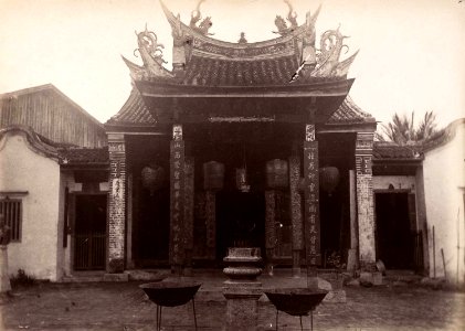 Collectie NMvWereldculturen, TM-60007705, Foto, 'Chinese tempel', fotograaf onbekend, 1875-1900 photo