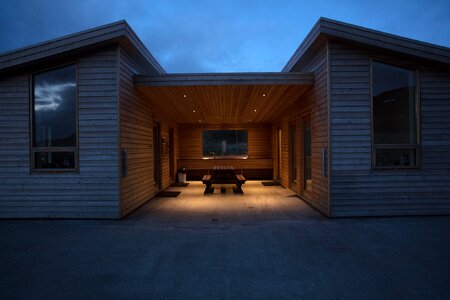 Structure design blue