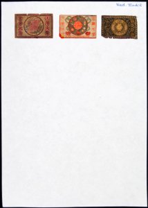 Collectie NMvWereldculturen, TM-6477-102, Etiketten van luciferdoosjes, 1900-1949
