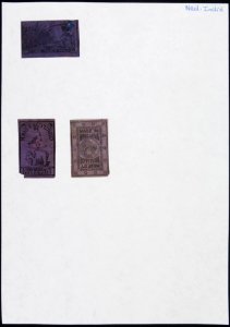 Collectie NMvWereldculturen, TM-6477-110, Etiketten van luciferdoosjes, 1900-1949