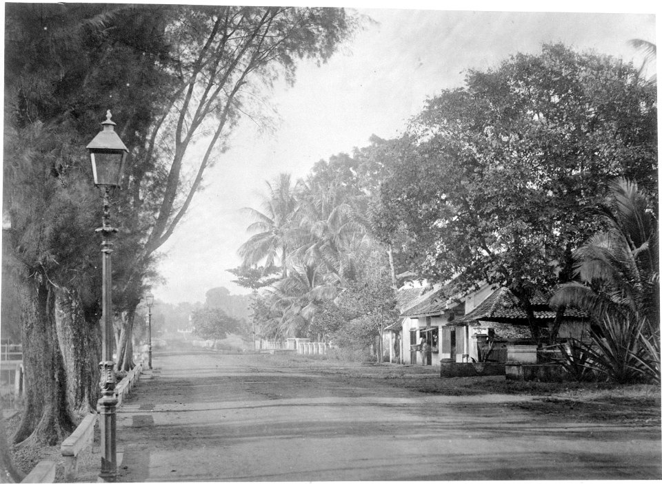 Collectie NMvWereldculturen, TM-60004885, Foto, 'Tanah Abang, Batavia', fotograaf onbekend, 1860-1900