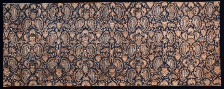 Collectie NMvWereldculturen, TM-A-5204, Wikkelrok, 'Wikkelrok met het semen condro patroon', voor 1887