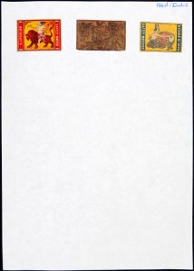 Collectie NMvWereldculturen, TM-6477-127, Etiketten van luciferdoosjes, 1900-1949