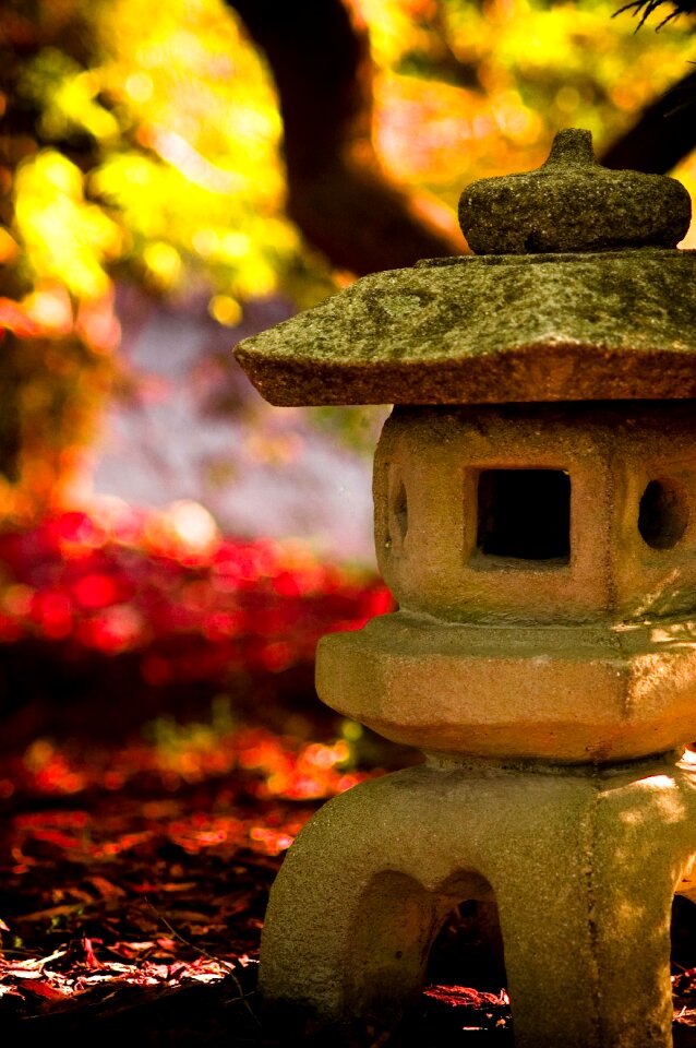 Yellow red temple
