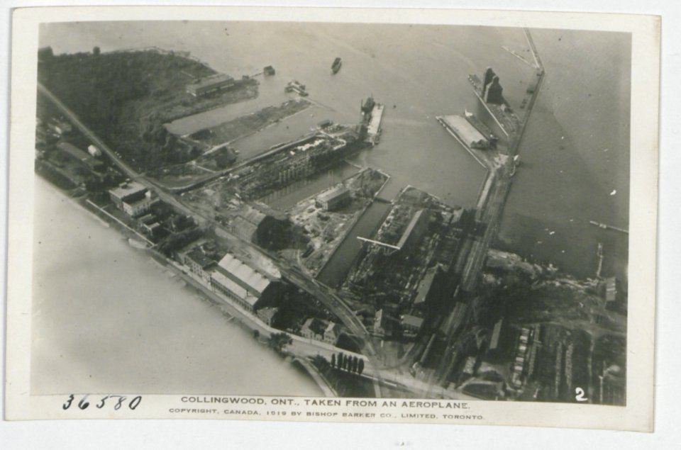 Collingwood Ontario from the Air (HS85-10-36580) original