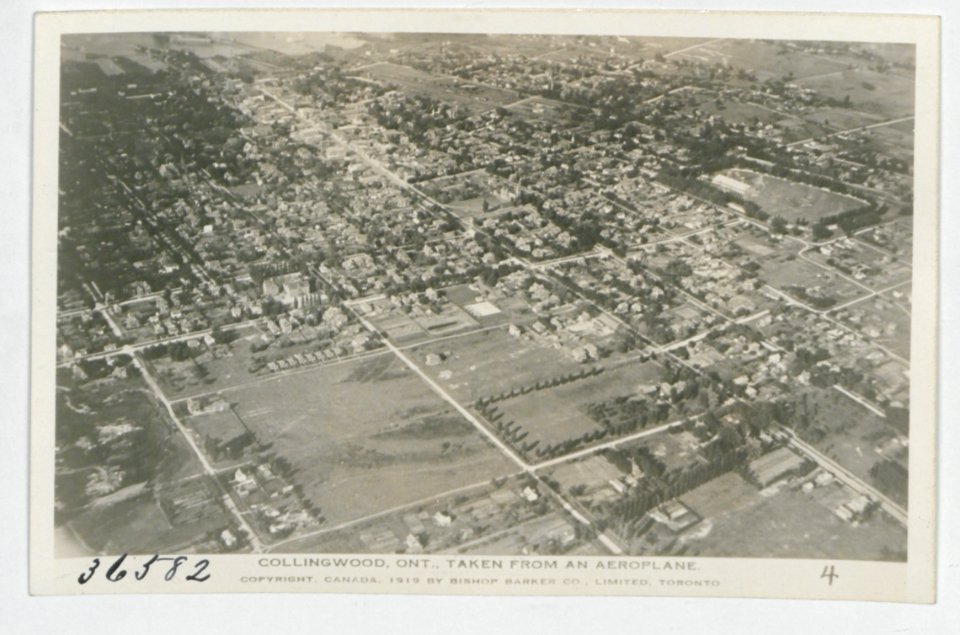 Collingwood Ontario from the Air (HS85-10-36582) original