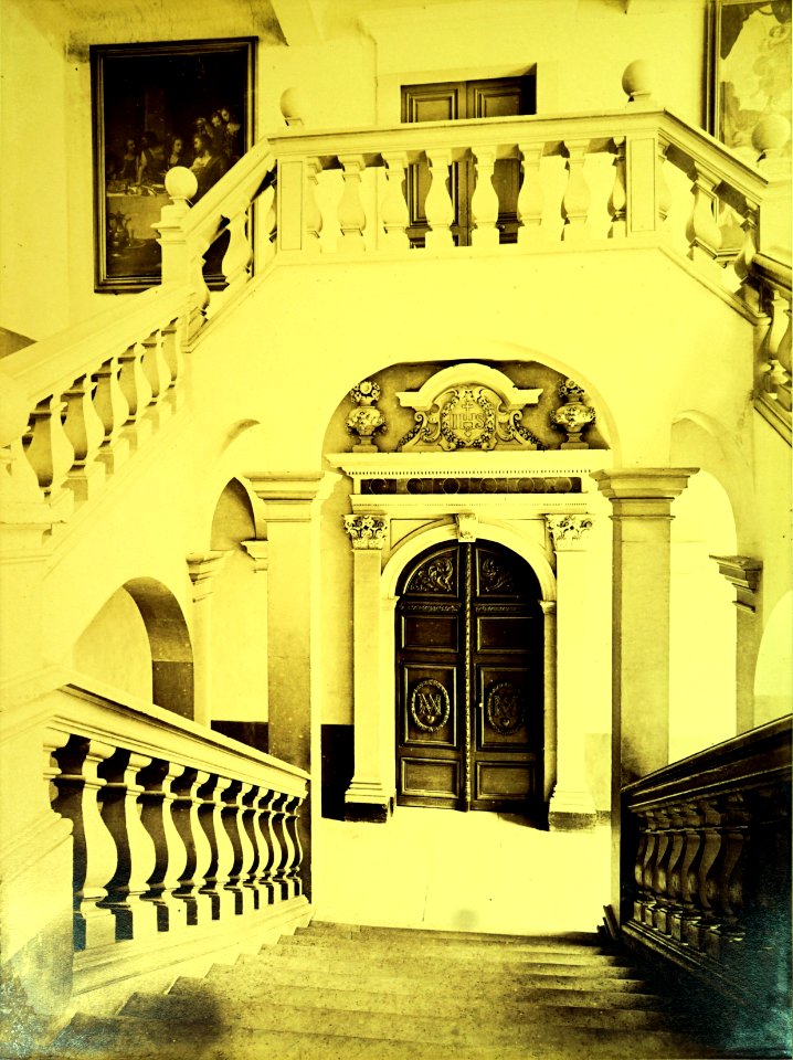 Collège des Jésuites escalier Rothier 29498