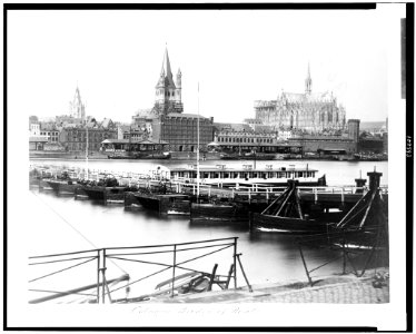 Cologne. Bridge of boats LCCN94513818