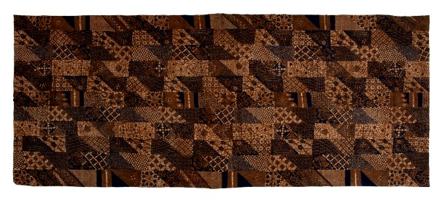 Collectie NMvWereldculturen, TM-A-5200, Wikkelrok, 'Wikkelrok met tambal patroon', voor 1887