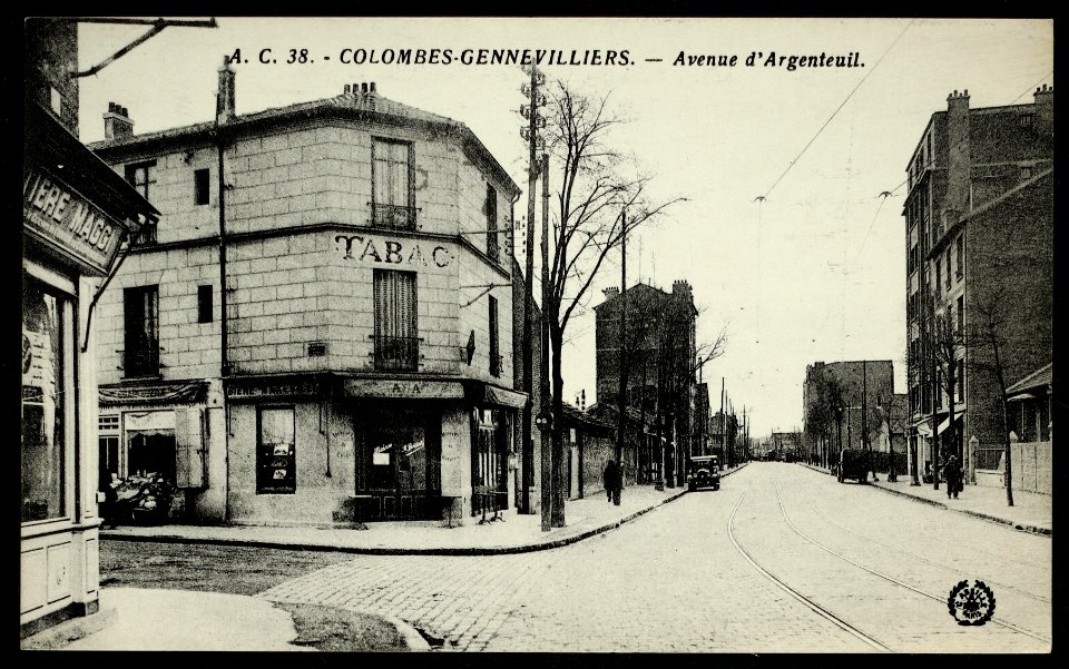 Colombes.Gennevilliers.Avenue d'Argenteuil