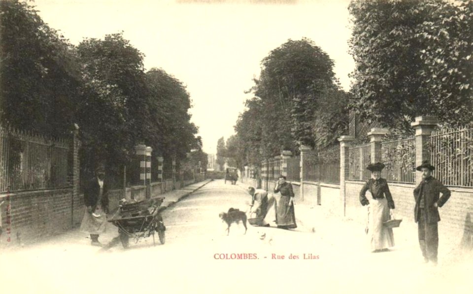 Colombes.Rue des Lilas