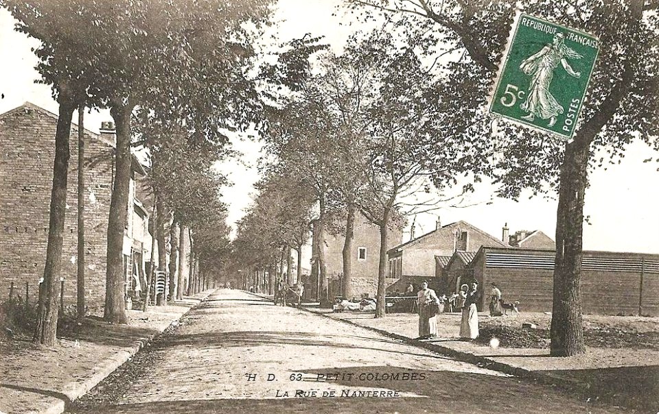 Colombes.Petit Colombe.Rue de Nanterre