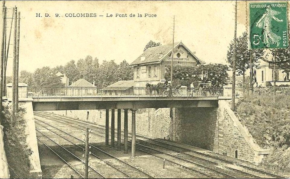 Colombes.Pont de la Puce